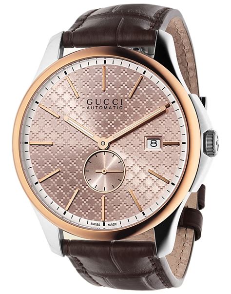 pink gold gucci watch|automatic Gucci watches for women.